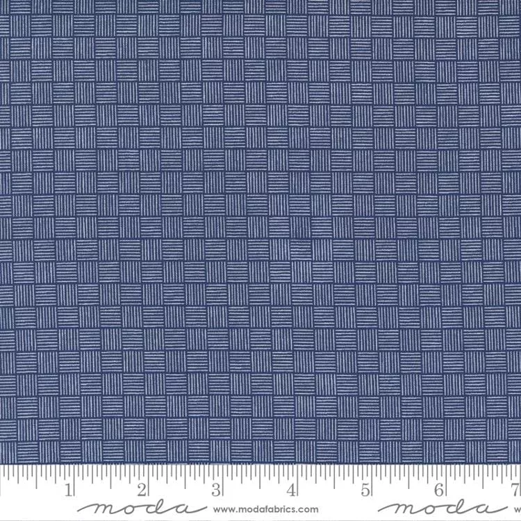 Simply Delightful - Waffle Blenders - by the yard - by Sherri & Chelsi - Moda - 37645 20-Nautical Blue -