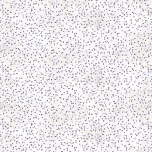 Soft Spoken - by the yard - by Goldi L. Studio for Henry Glass - 1642-58 Lavender - tiny petals