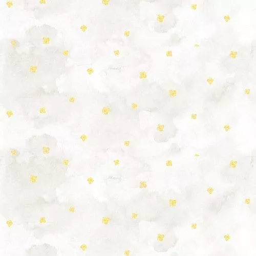 Soft Spoken - by the yard - by Goldi L. Studio for Henry Glass - 1644-44 Sunshine - four petal flower