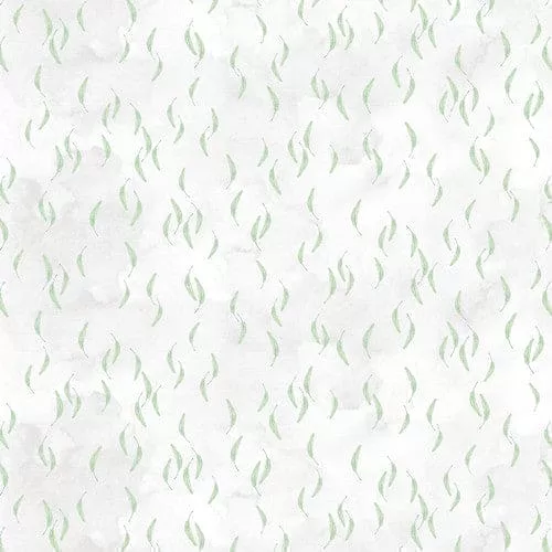 Soft Spoken - by the yard - by Goldi L. Studio for Henry Glass - 1648-63 Eucalyptus - eucalyptus