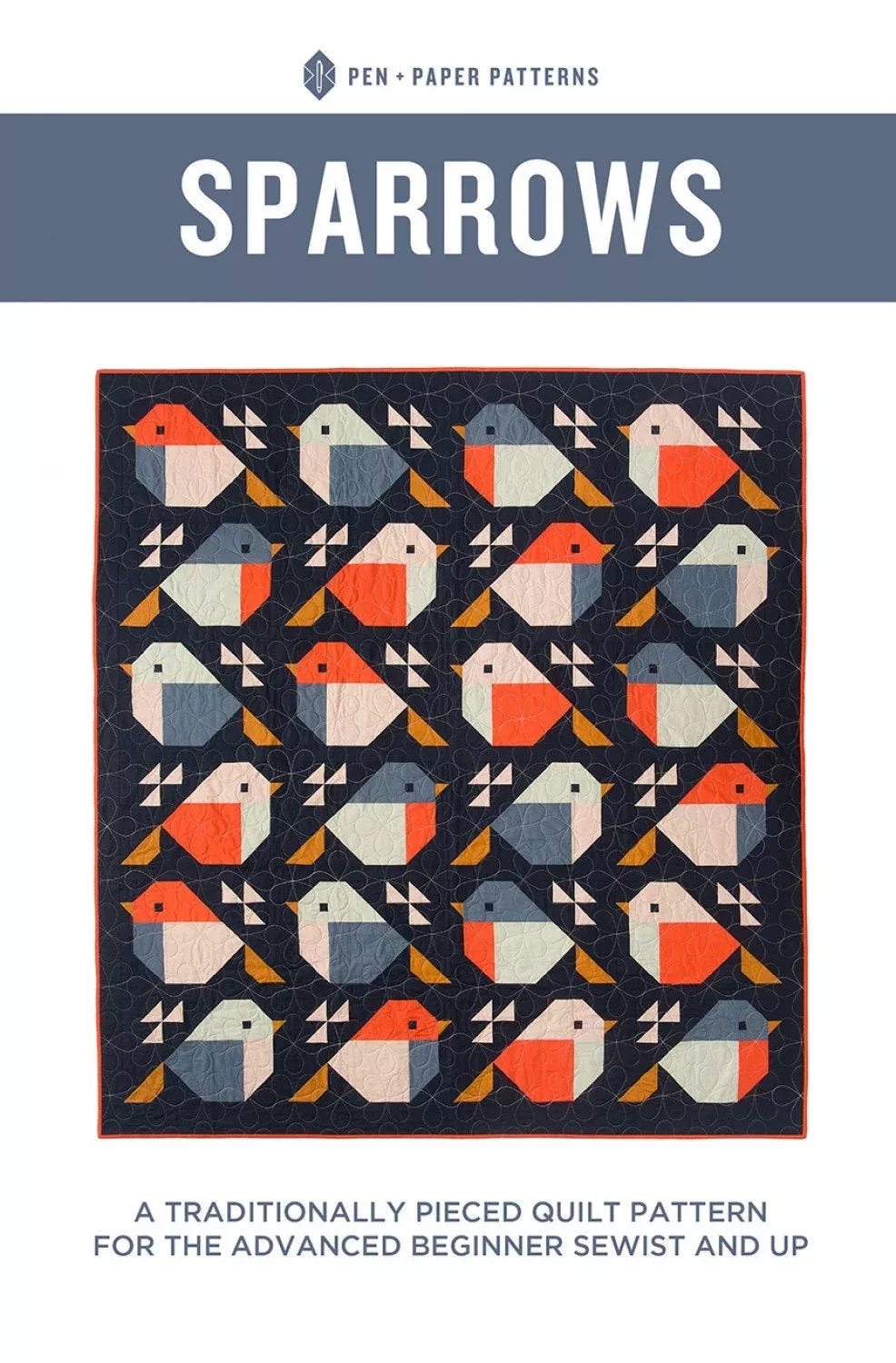 Sparrows Quilt Kit and Pattern 65 x 71