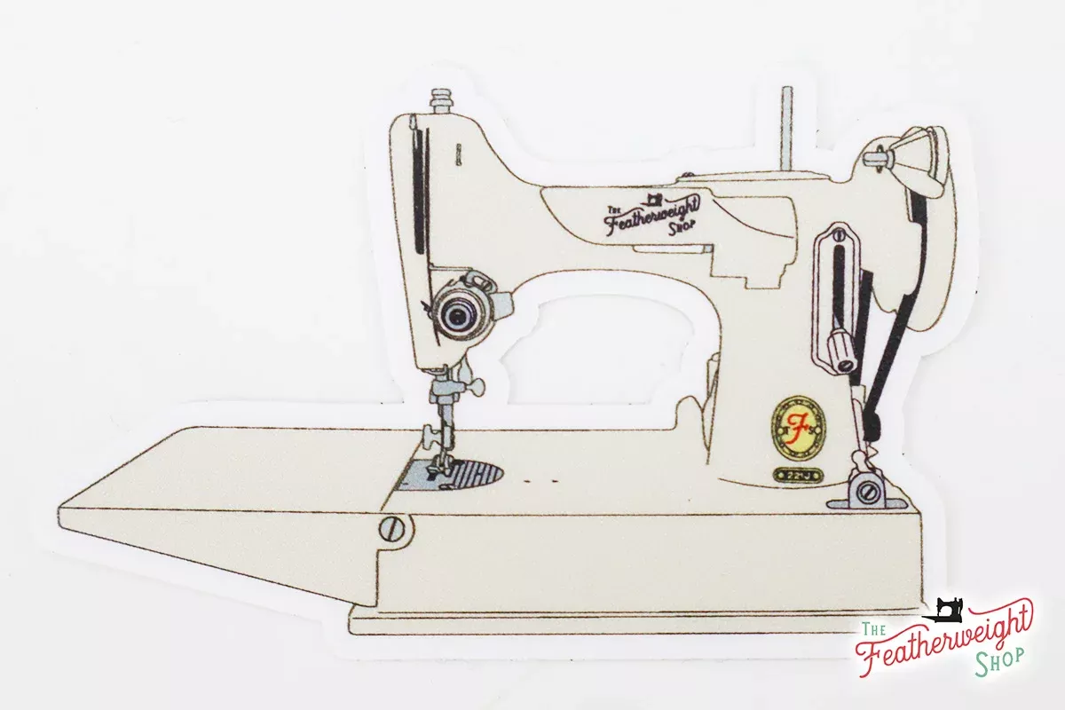 Sticker, Singer Featherweight 221J (Tan)