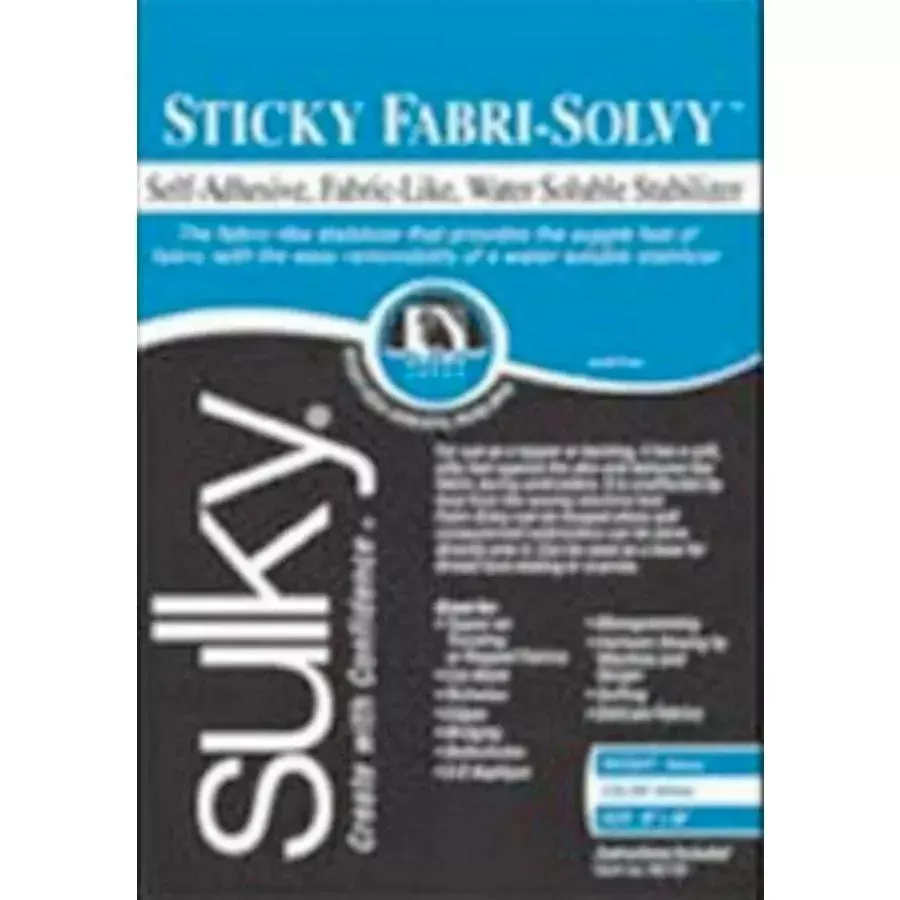 Sticky Fabri-Solvy 12 Sheets