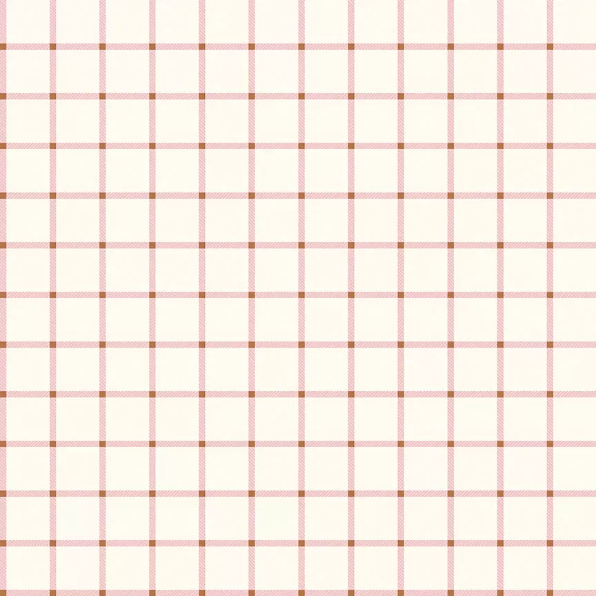Sweetbriar - per yard - by Rachel Erickson for Riley Blake Designs - CreamPlaid- C14024 CREAM