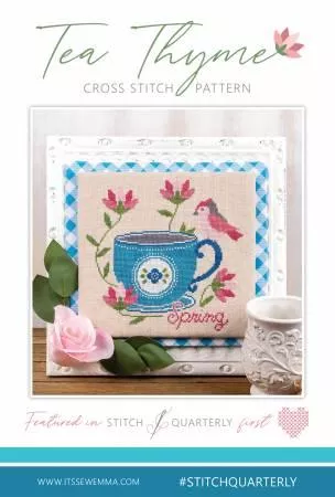 Tea Thyme Cross Stitch Pattern - # ISE-458