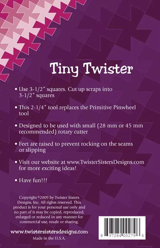 Tiny Twister Tool - by Twister Sisters Designs - TINY