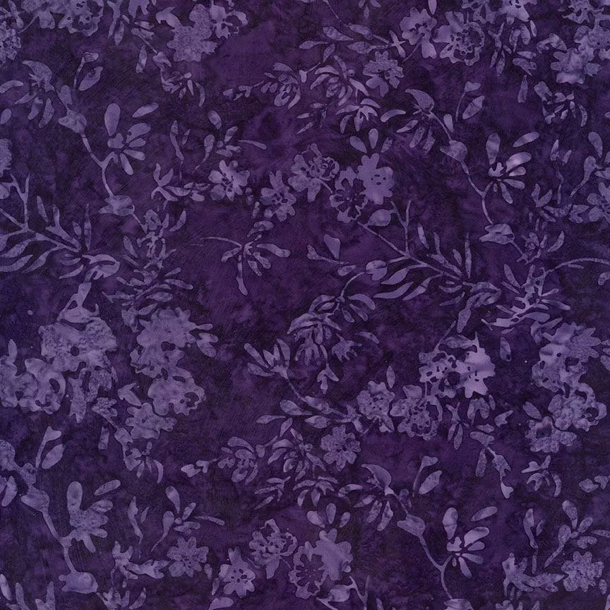 Tonga Paradise - Grape - Batik - Per Yard - Timeless Treasures - B6750 - Tonga Batiks
