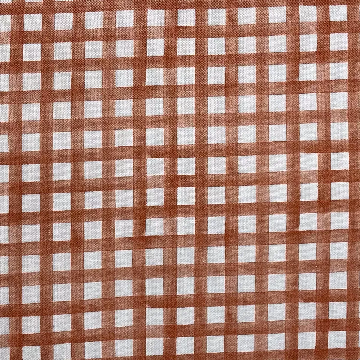 Under the Sea - Per Yard - orange - Buffalo Plaid - Dear Stella - D2298-Nectarine