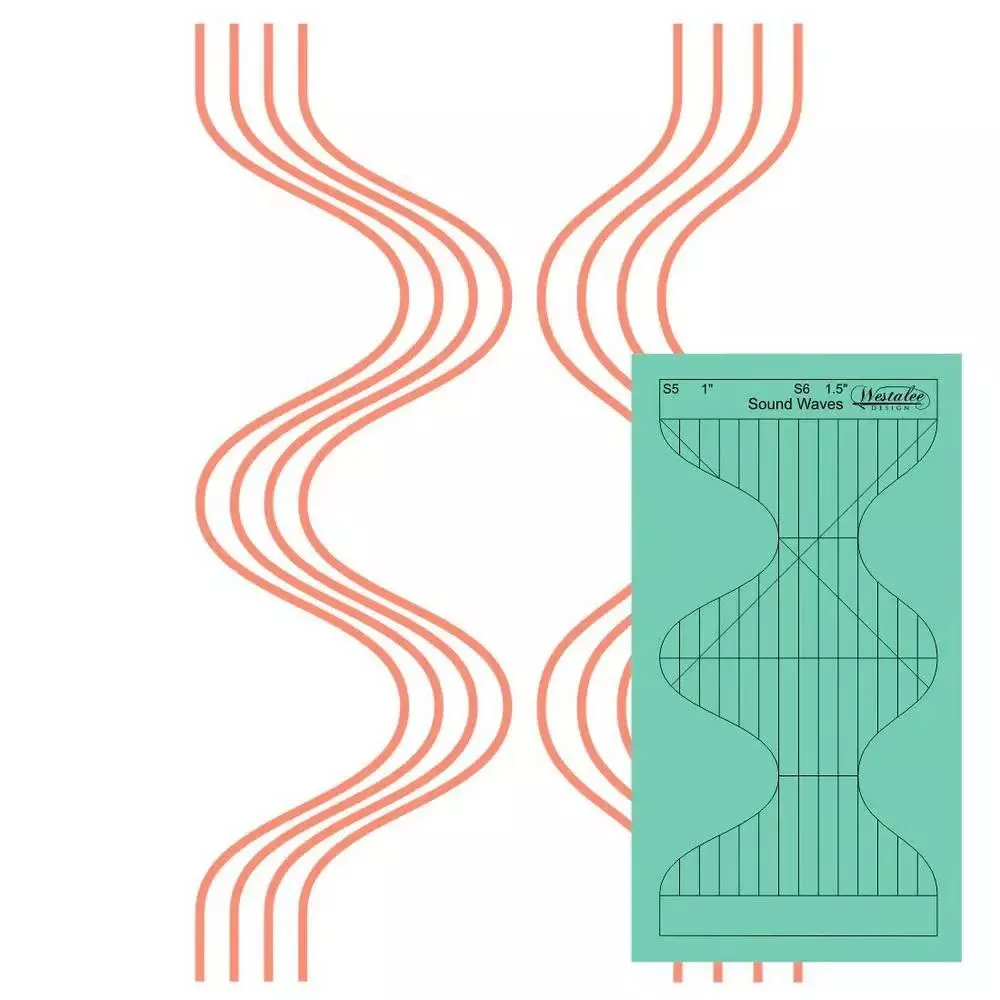 Westalee Design Wave Templates Sound Wave S5 and S6