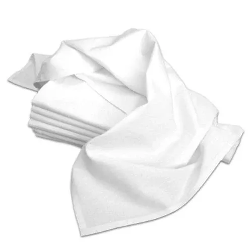 WHITE Tea Towel, Vintage Style - Old-Fashioned Sugar / Flour Sack Style XL 33" x 38"