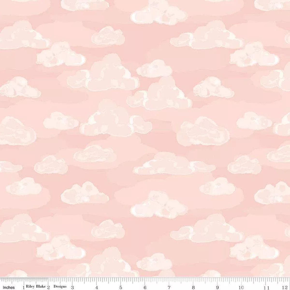 Wild and Free - Clouds - per yard - by Gracey Larson for Riley Blake Designs - C12934-Pink