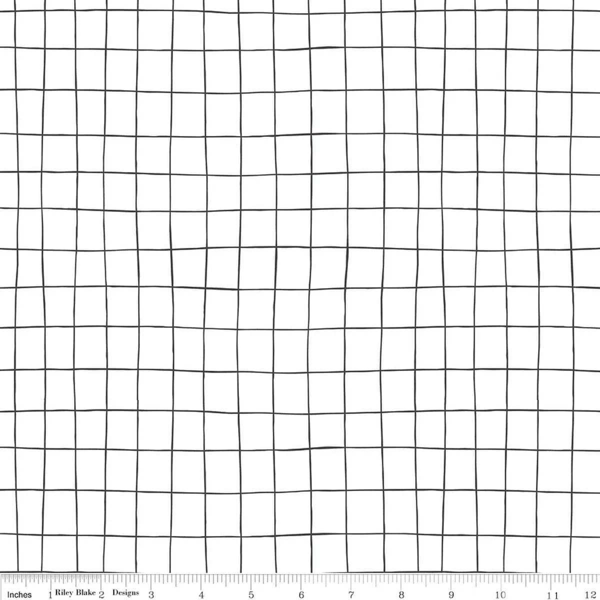 Wild and Free - Grid - per yard - by Gracey Larson for Riley Blake Designs - C12936-White