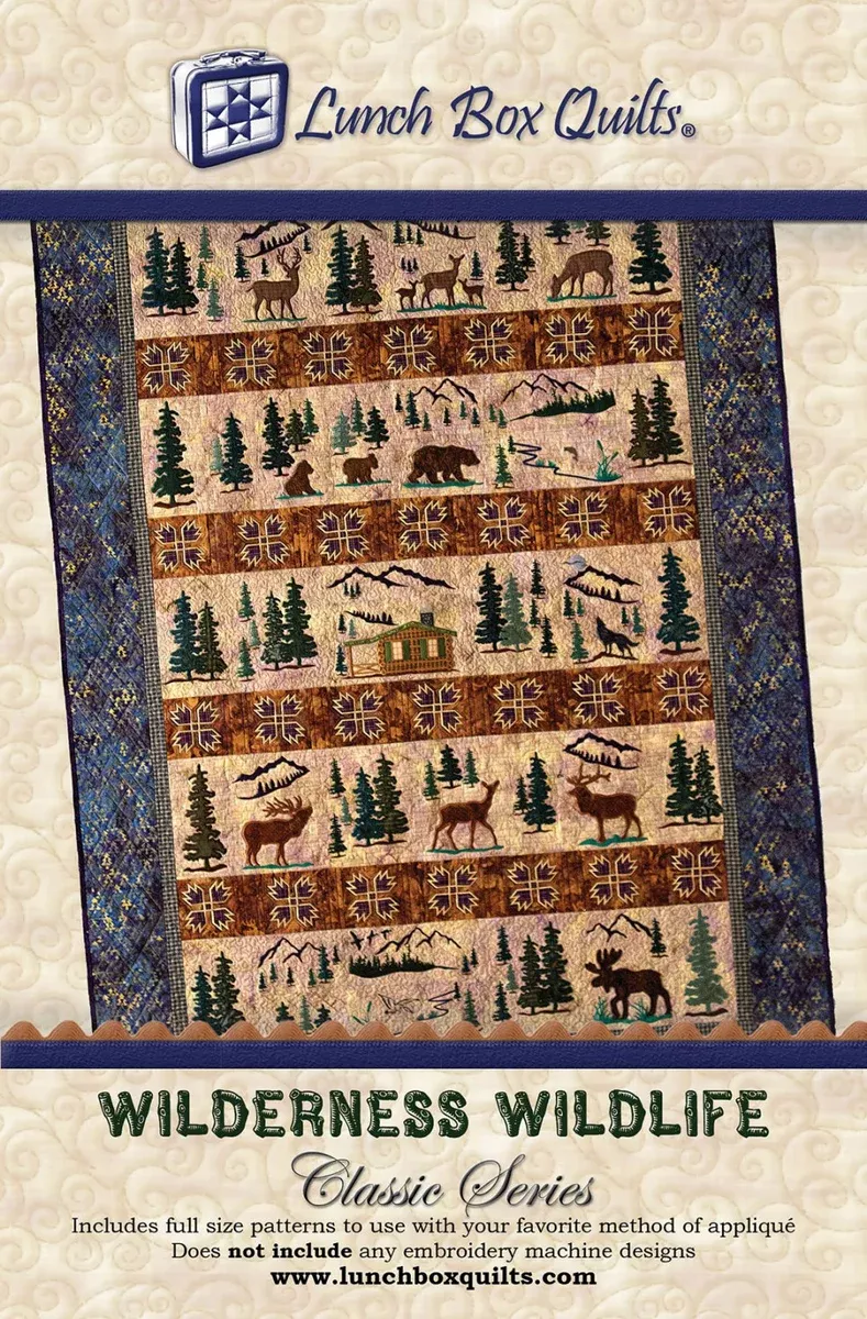 Wilderness Wildlife - Lunch Box Quilts