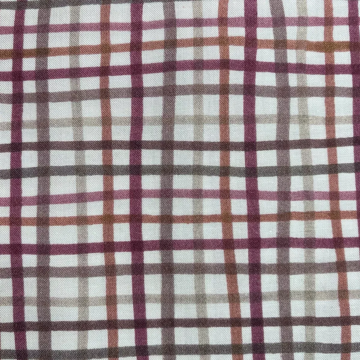 Wildwood - Forest Plaid - Per Yard - pink - Dear Stella - Plaid - DCWR2561-Maroon