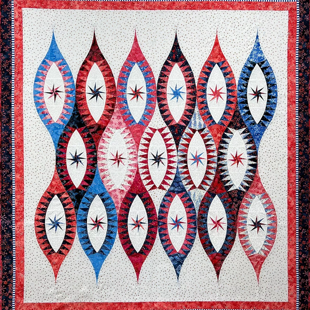 Winter Whisper Batik Quilt Kit by Jacqueline de Jonge | Anthology Fabrics