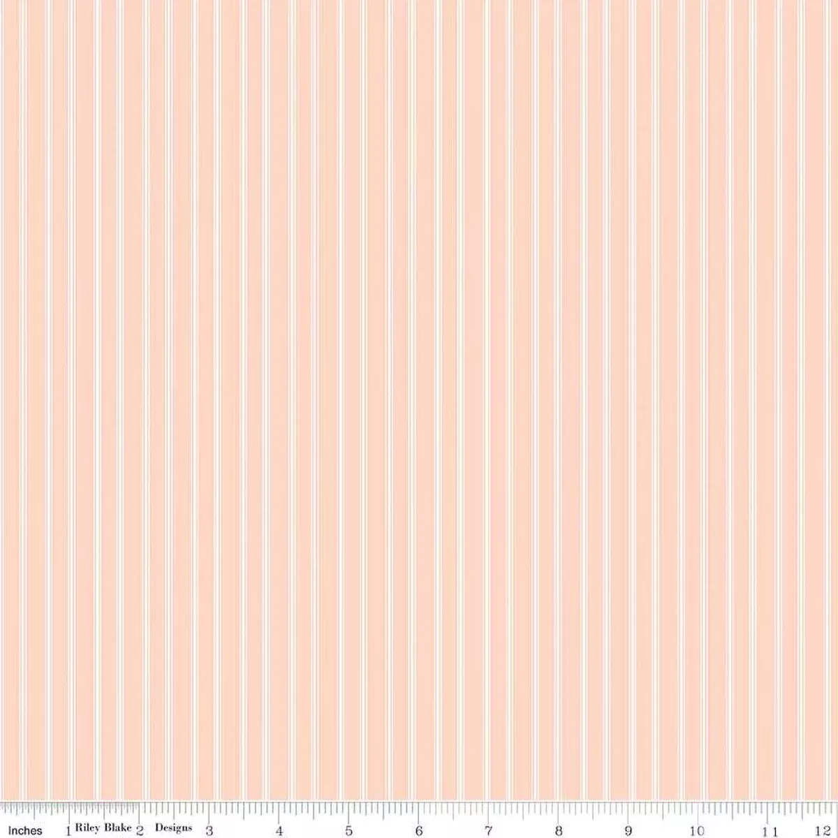 With A Flourish - Stripes - per yard - Simple Simon for Riley Blake Designs - C12735 Blush