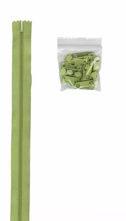 Zippers by the Yard Chartreuse
